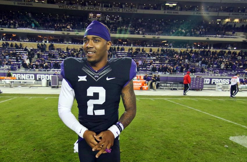 TCU football Trevone Boykin knocked out of game with injury