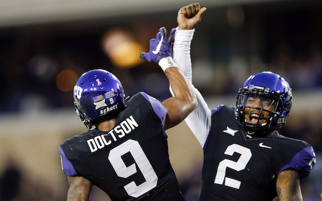 TCU will be without at least half of its dynamic duo against Oklahoma