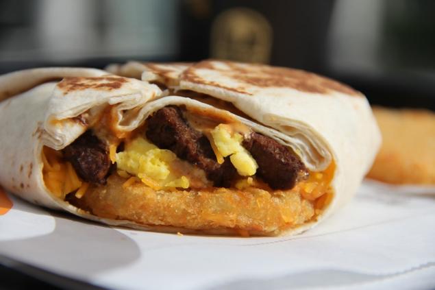 Taco Bell is giving away its A.M. Crunchwrap until 11 a.m. Thursday morning