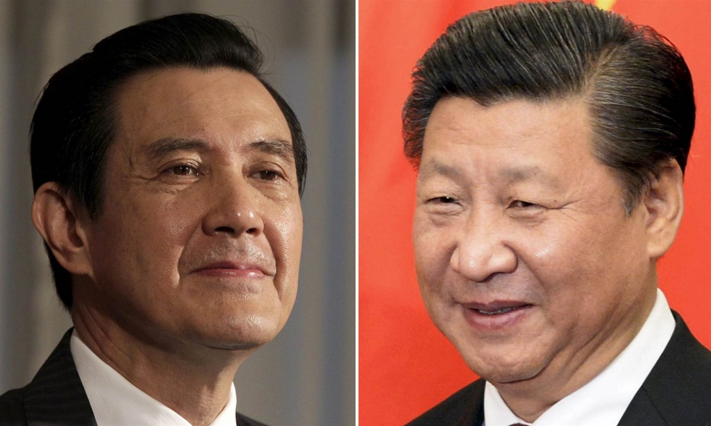 Image Taiwan President Ma Ying-jeou and Chinese President Xi Jinping