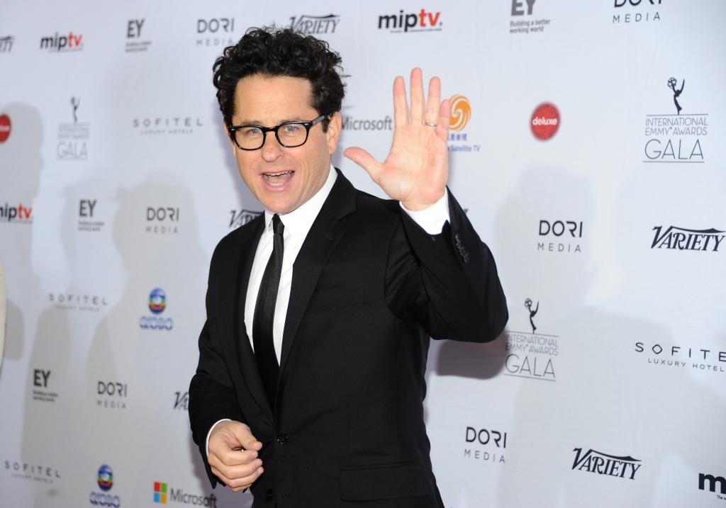 J.J. Abrams arrives at the 2013 International Emmy Awards Gala at the New York Hilton in New York. From the set of Star Wars Episode VII in Abu Dhabi the director Abrams announced the launch of Star Wars Force for Change a campaign to raise funds for