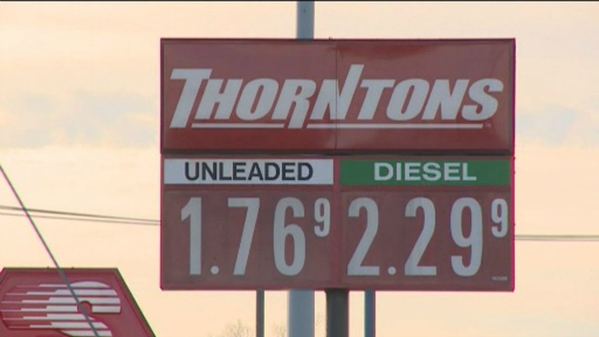 The national average for gas is $2.07. In Lexington it can be found for as low as $1.76