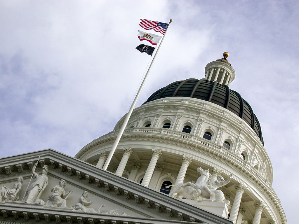 The California Capitol Building in Sacramento