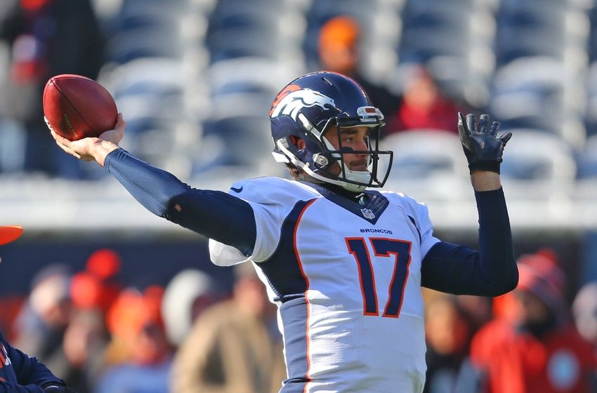 Broncos News Brock Osweiler to start vs. Patriots