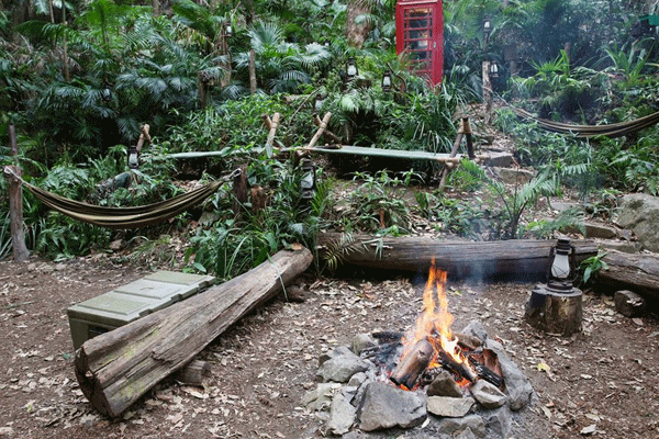 The I'm A Celebrity camp is located near a gun-heavy town where a violent robbery took place