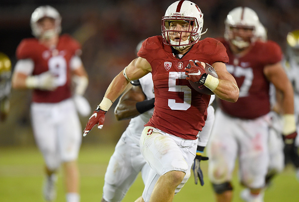 Stanford running back Christian McCaffrey