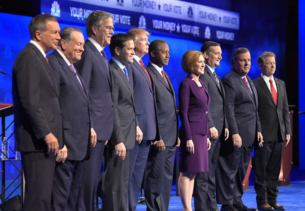 The Republican presidential candidates at last week’s debate