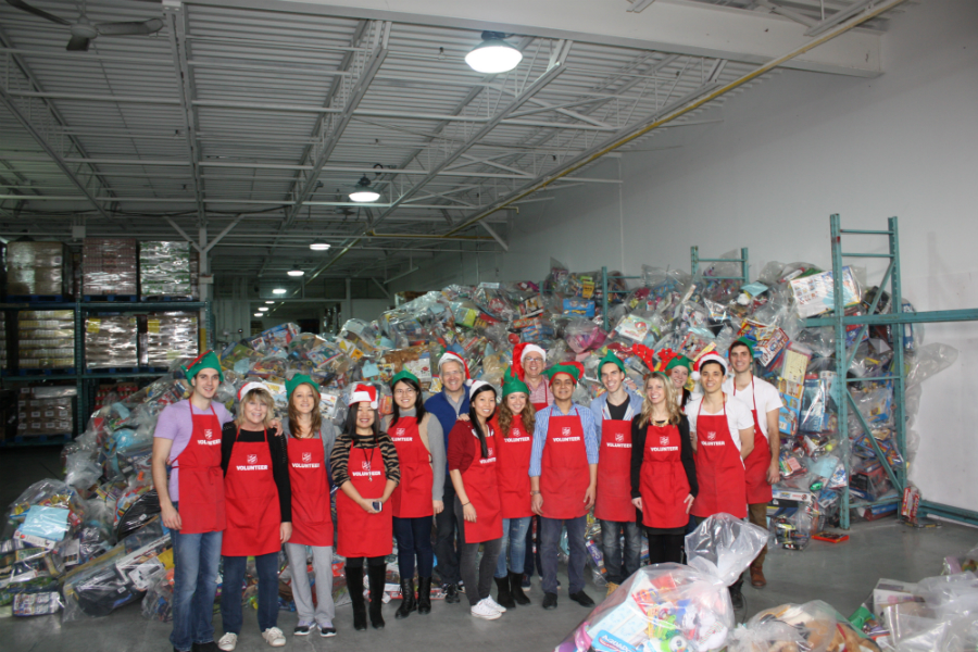 The Salvation Army Volunteers last year taking their initiative to Toronto