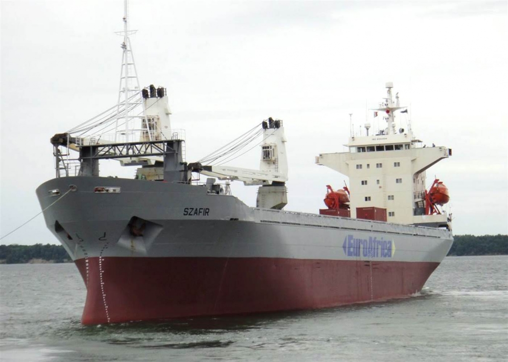 Image Polish cargo ship Szafir hijacked on Nigerian waters