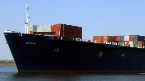 The cargo ship El Faro which went missing during a hurricane on October 1