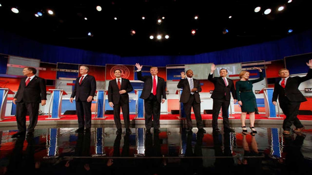 The eight highest-polling candidates for the Republican bid for president talked about taxes and budget in the fourth debate