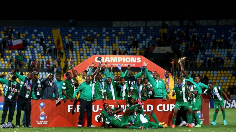 Nigeria became only the second side to retain the FIFA U-17 World Cup with a 2-0 win against Mali in the Chilean city of Vina Del Mar on Sunday night