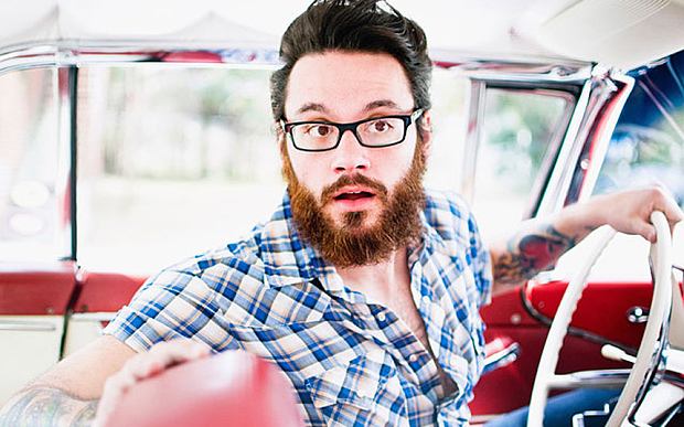 Beard? Tick. Check shirt? Tick. Tattoos? Bonus points