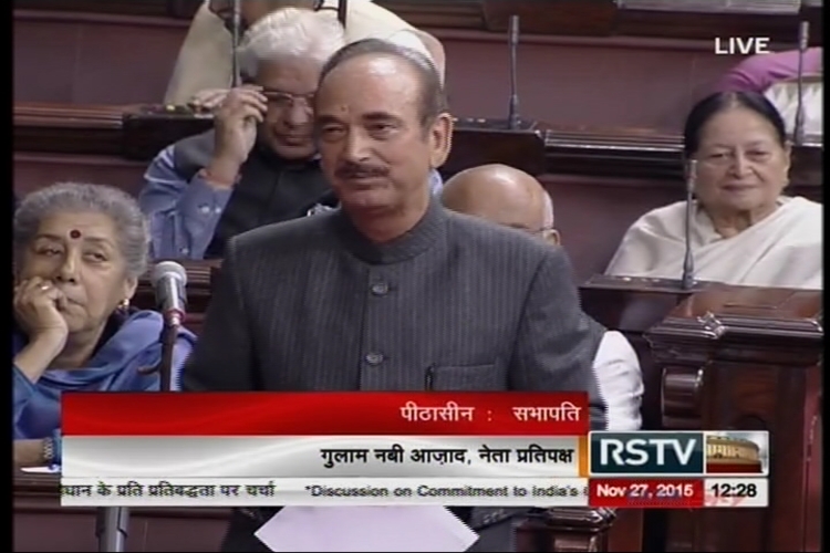 This is intolerance that BJP is not able to recognise the contribution of the first Prime Minister of India said Congress leader Ghulam Nabi Azad