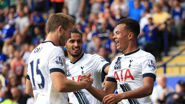 Tottenham duo Dele Alli right and Eric Dier left started for England against France on Tuesday