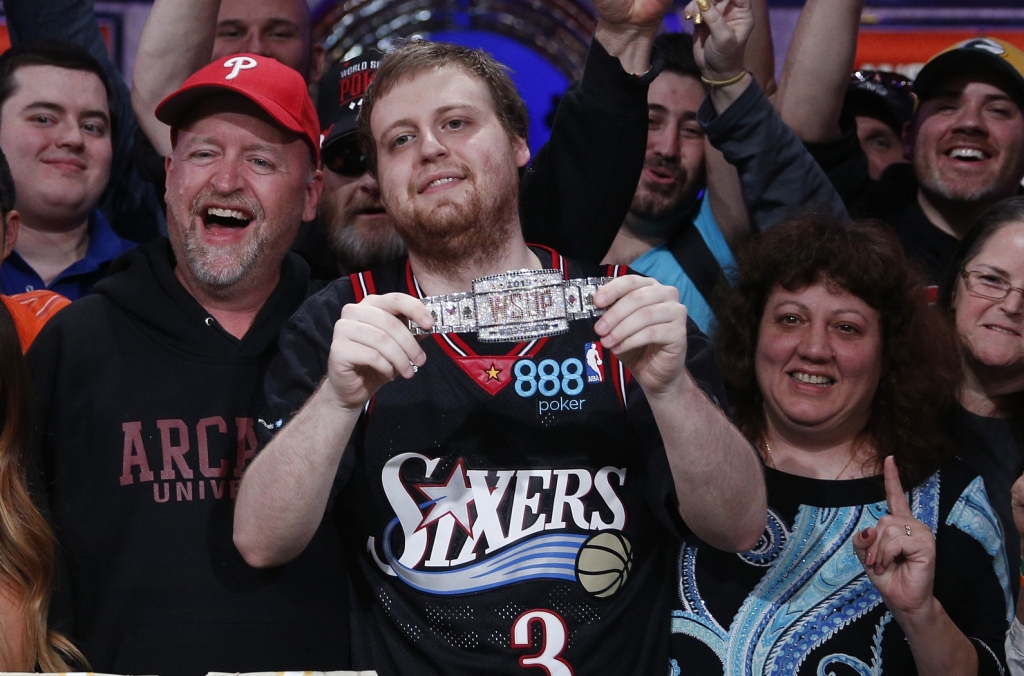 Trust the process Man wins World Series of Poker in 76ers jersey			AP