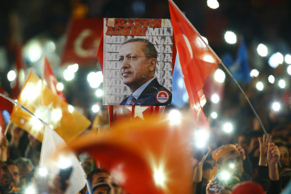 Early results show Turkey's AKP leads vote