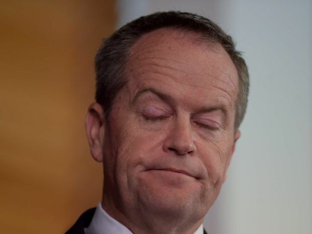 Australian Opposition Leader Bill Shorten speaks during a press conference at Parliament House in Canberra Tuesday Nov. 24 2015