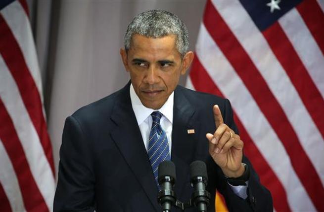 US President Barack Obama delivers a speech about the Iran nuclear agreement at American University in Washington DC on August 5