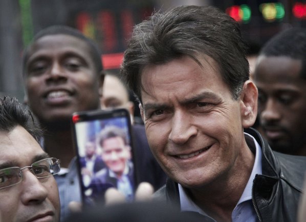 Charlie Sheen Appears on Today