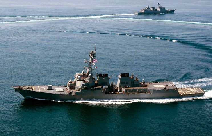 US guided-missile destroyer USS Lassen