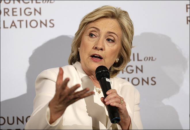 Clinton No troops in Syria US must welcome refugees