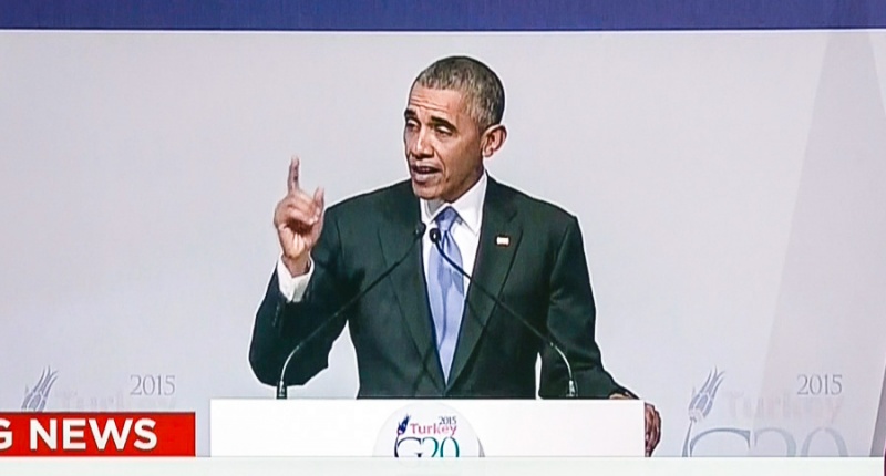 President Barack Obama speaks at G20 summit