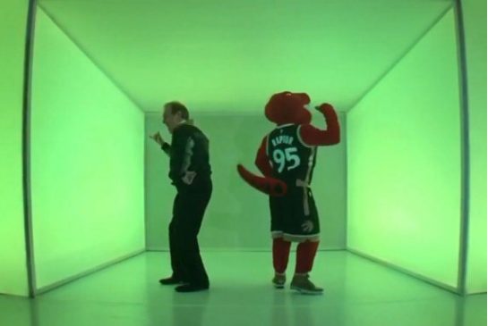 “I had to review the video a couple times to get the essence of the dance moves,” said Councillor Norm Kelly of his take on Hotline Bling