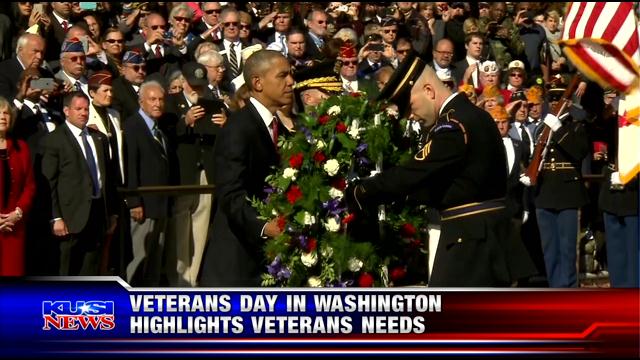 Veterans Day in Washington highlights veterans needs