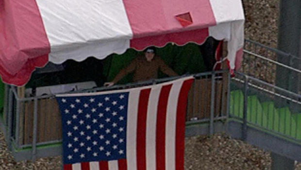 Foreclosed Water Park Owner Chains Leg to Top of Slide in Protest