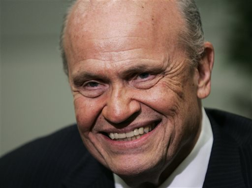 Former Sen. Fred Thompson a folksy former Republican U.S. senator from Tennessee who appeared in feature films and television including a role on'Law & Order' died Sunday