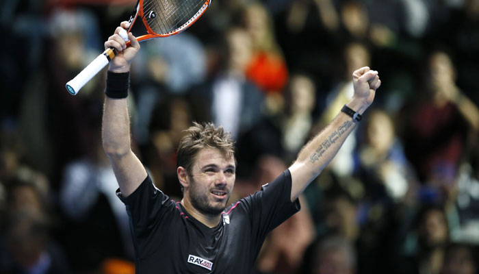 2015 ATP World Tour Finals Wawrinka shocks Murray to set up all Swiss semi-final with Federer Nadal plays Djokovic