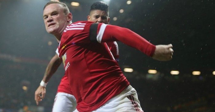 Wayne Rooney On target for Man Utd on Tuesday