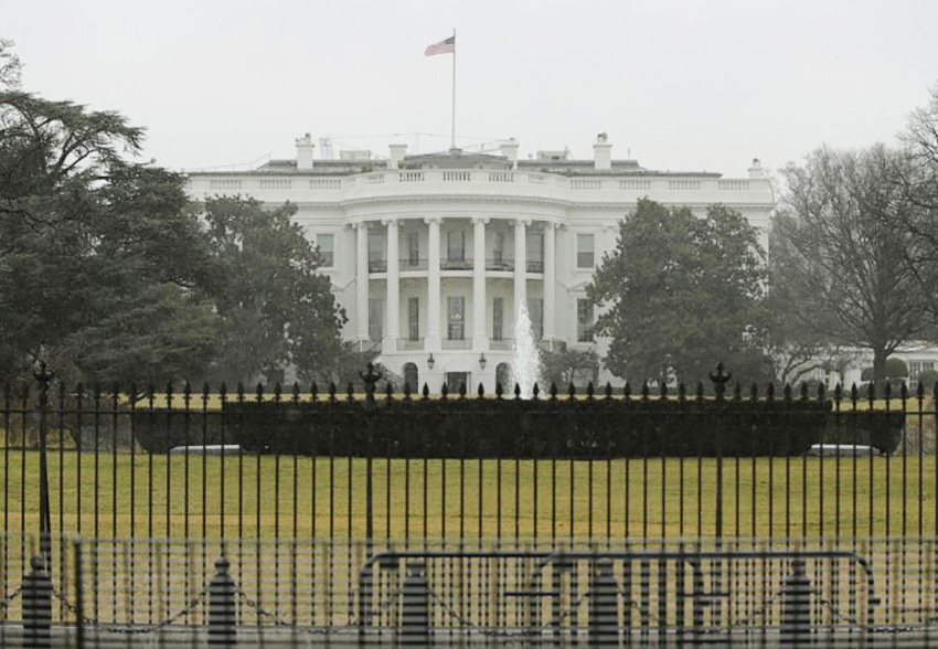 Man detained after jumping over White House fence