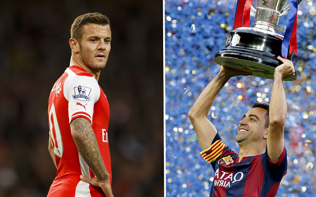 Xavi claims Jack Wilshere can one of the best midfielders in the world if he stays fit