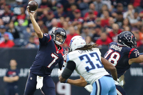 Texans quarterback Brian Hoyer