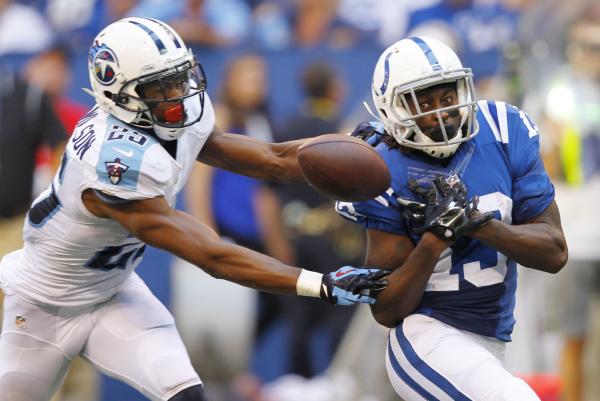 Report: Colts WR TY Hilton has foot sprain, status day-to-day