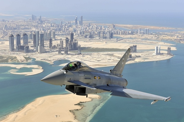 A Eurofighter Typhoon