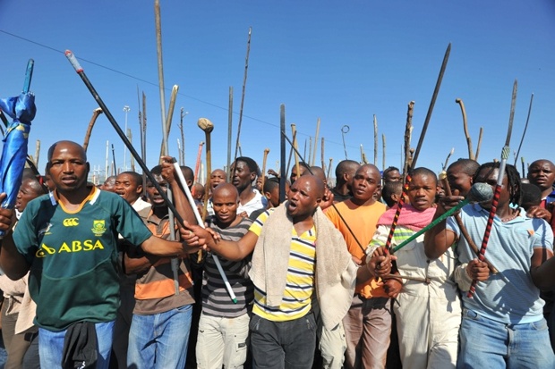 At least 44 miners were killed at Lonmin’s Marikana mine in 2012
Alexander Joe  AFP  Getty Images