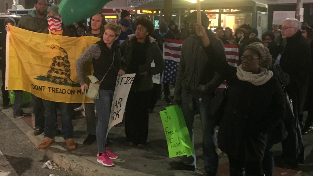 Calm at Minneapolis protest site a night after shooting