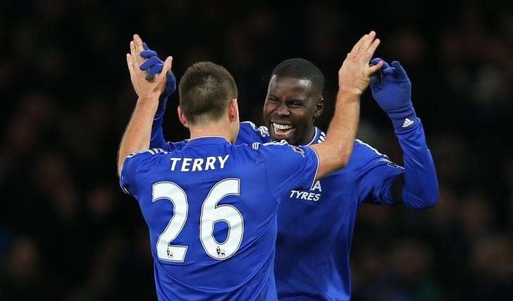 Chelsea's John Terry and Kurt Zouma celebrate at the end of the match Action Images via Reuters  Andrew Boyers Livepic