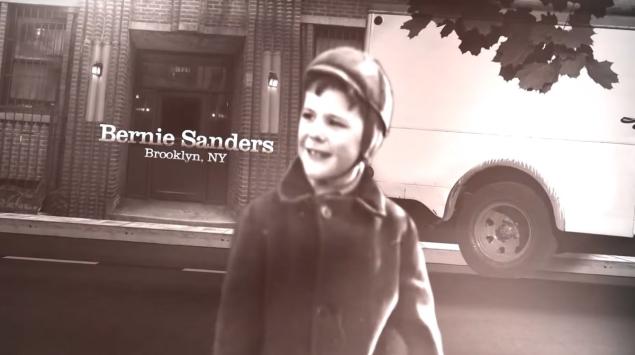 Bernie Sanders launched his first TV ad a biographical story that touts Sanders as a champion for America’s “working families.”