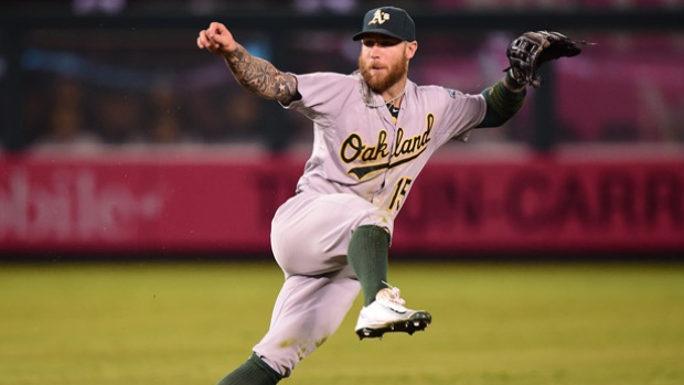 Third baseman Brett Lawrie who spent one year with the Oakland A's after playing for the Toronto Blue Jays has been traded to the Chicago White Sox for two players