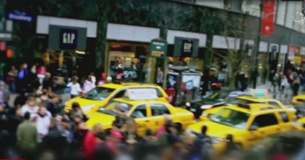 A still from an Islamic State video threatening New York released