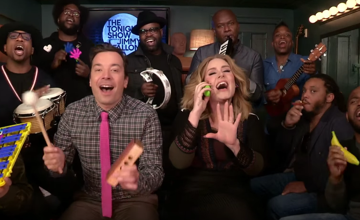 Adele + Jimmy Fallon