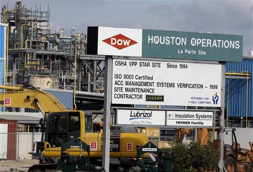 Chemical plant in La Porte Texas. Dow Chemical and the Du Pont will attempt to merge in an all-stock deal that would create a colossal chemical producer worth 0 billion before splitting into three separate