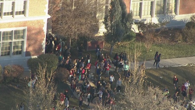 AirTracker7 was there at the moment students from the Denver high school were released after a lockdown took place Thursday afternoon.                      KMGH