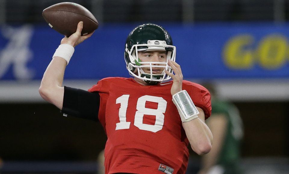 INSIDE THE PLAYOFF Cook savors final games as Spartans QB