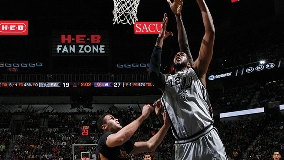 Aldridge brushes off Lakers again in Spurs 109-87 win