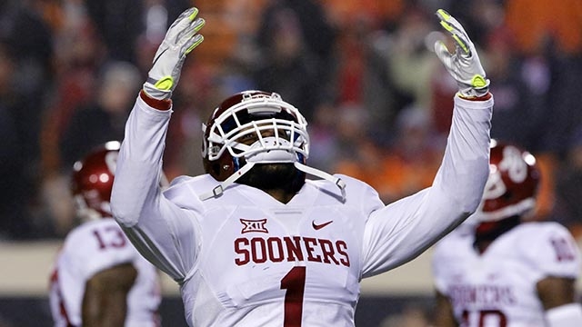 The Sooners locked up the Big 12 championship with a blowout victory at Oklahoma State on Saturday